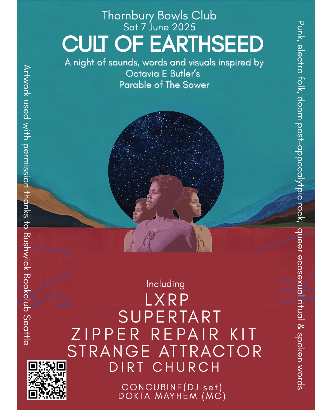 Earthseed Gig Poster